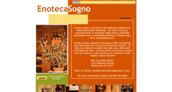 Desktop Screenshot of enoteca-sogno.com